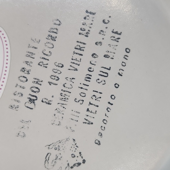 🇮🇹 Vintage 1996 Hand Painted  certified plate - Picture 2 of 4